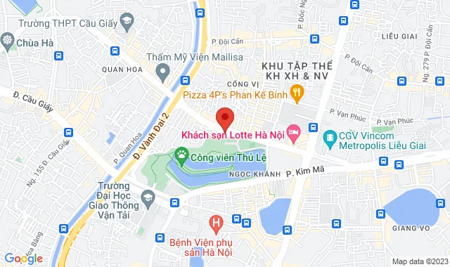 Số 15C Đào Tấn, P. Cống Vị, Q.  Ba Đình