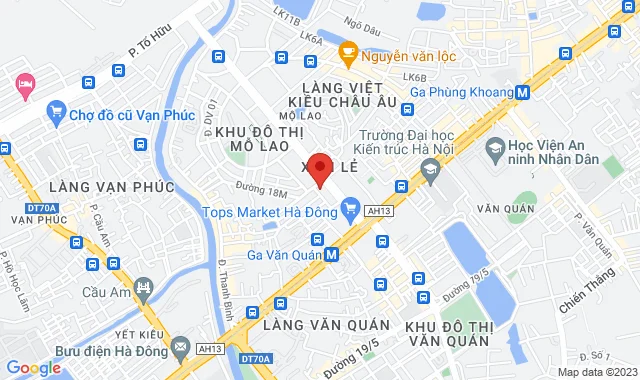Số 16-18 LK2B-6,7 KĐT Mỗ Lao, P. Mộ Lao, Q. Hà Đông