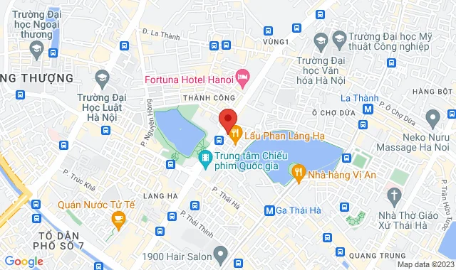 Số 16 ngõ 59 Láng Hạ, Tầng 2+3, Q. Ba Đình