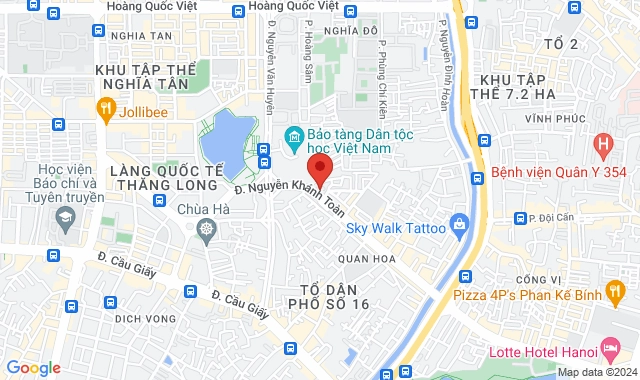 Số 162 Nguyễn Khánh Toàn, P. Quan Hoa, Q. Cầu Giấy
