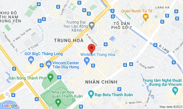 Số 167 Hoàng Ngân, P. Trung Hòa, Q. Cầu Giấy