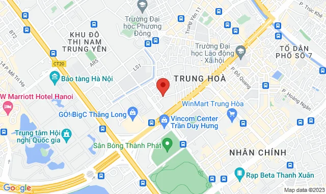 Số 17, Ngõ 20 Nguyễn Chánh, P. Trung Hòa, Q. Cầu Giấy (Ngõ 204 Trần Duy Hưng đi vào)