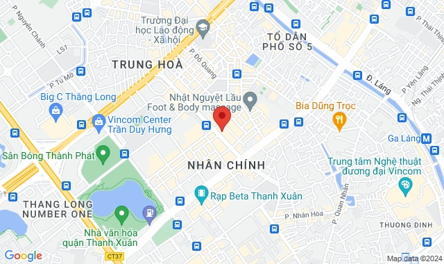 Số 17T4 đường Hoàng Đạo Thúy, P. Trung Hòa, Q. Cầu Giấy