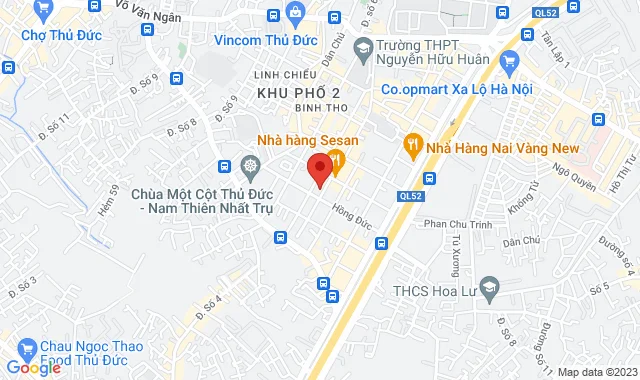 Số 18 Hồng Đức, P. Bình Thọ, Q. Thủ Đức