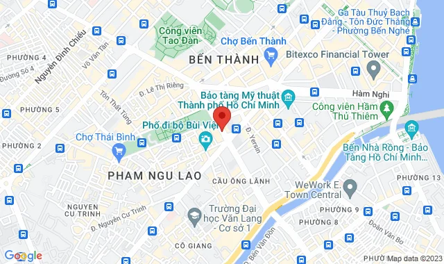 Số 189-191 Nguyễn Thái Học, P. Phạm Ngũ Lão, Q. 1