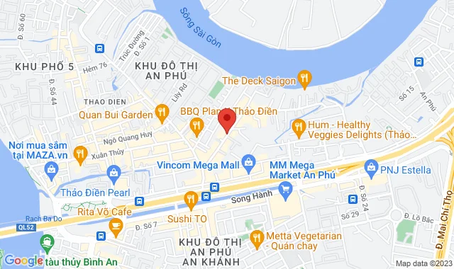 Số 19 Trần Ngọc Diện, P. Thảo Điền, Q. 2