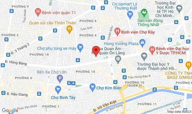 Số 190 Hồng Bàng, P. 12, Q. 5, Hồ Chí Minh