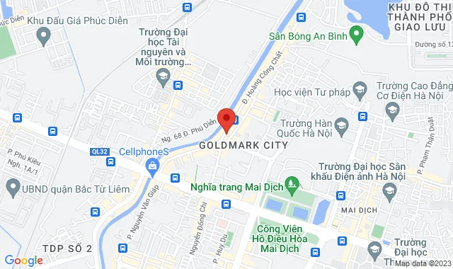 Số 196 đường Hoàng Công Chất (Phía sau R1 GoldMark City), P. Cầu Diễn, Q. Bắc Từ Liêm