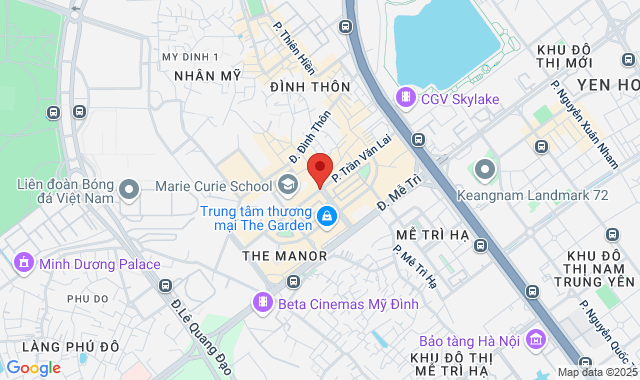 Số 19TT4 Trần Văn Lai, P. Mỹ Đình, Q. Nam Từ Liêm