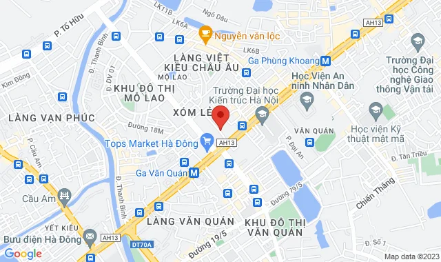 Số 20 Nguyễn Văn Lộc, P. Mộ Lao, Q. Hà Đông