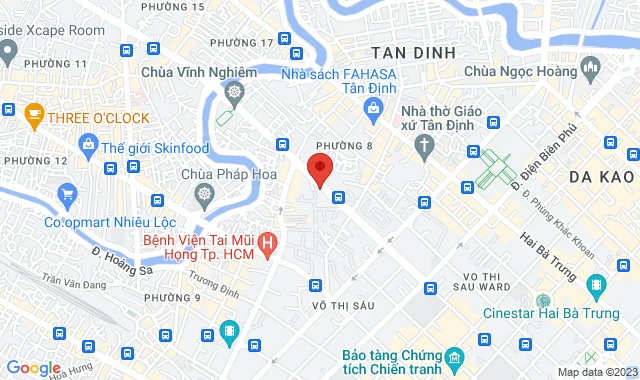 Số 201B Nam Kỳ Khởi Nghĩa,  P. Võ Thị Sáu, Q. 3