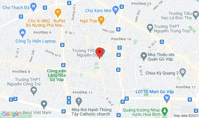 Số 202 Đường số 8, P.11,  Q.Gò Vấp                                          