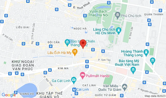 Số 204K Đội Cấn,P. Đội Cấn, Q. Ba Đình