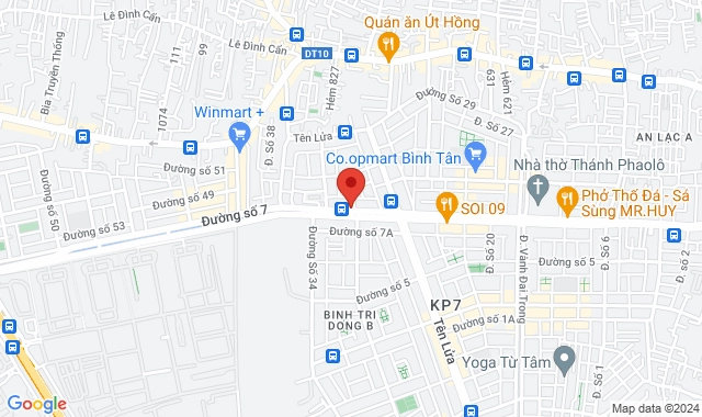 Số 206-210 Trần Văn Giàu, P. Bình Trị Đông, Q. Bình Tân