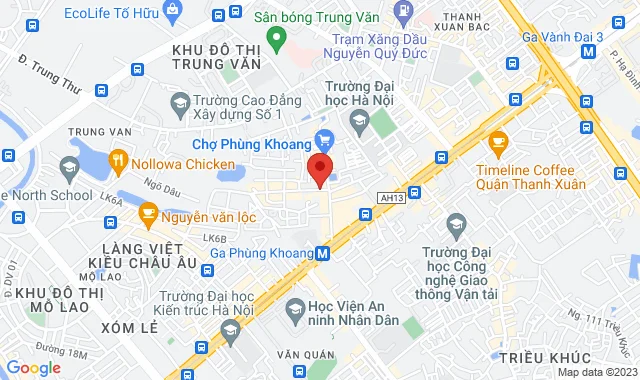 Số 21-24 Lô 2 ngõ 67 Đường Phùng Khoang, P. Trung Văn, Q. Nam Từ Liêm