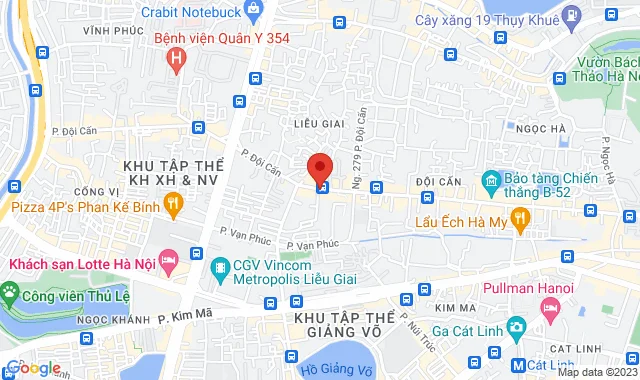 Số 218 Đội Cấn, P. Liễu Giai, Q. Ba Đình