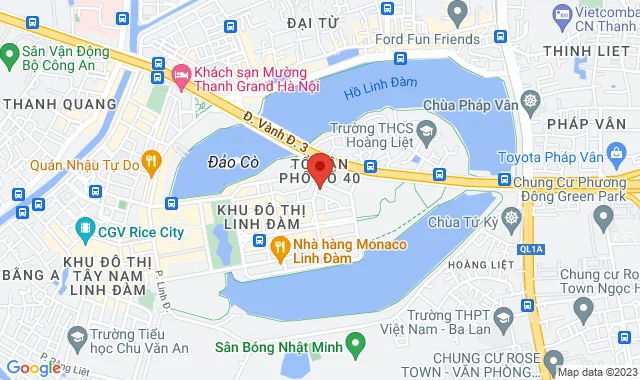 Số 22, BT2 Bán đảo Linh Đàm, Q. Hoàng Mai