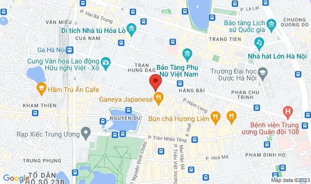 Số 23 Ngô Văn Sở, P. Trần Hưng Đạo, Q. Hoàn Kiếm