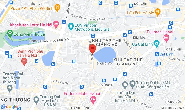 Số 23 Ngọc Khánh, P. Giảng Võ, Q.Ba Đình