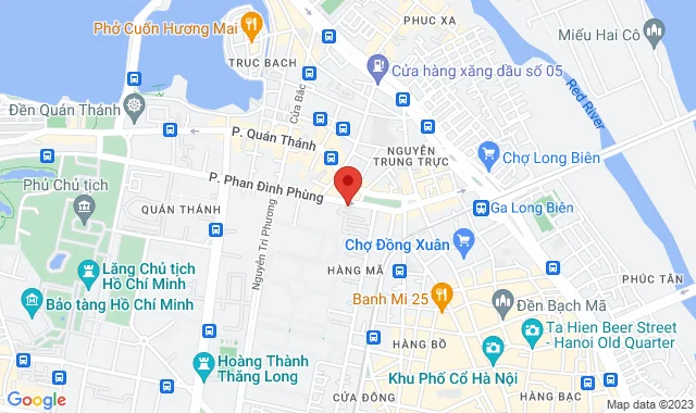 Số 23 Phan Đình Phùng, P. Quán Thánh, Q. Ba Đình