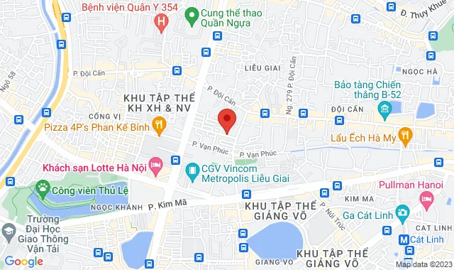 Số 24 Ngõ 34 Phố Vạn Bảo, P. Liễu Giai, Q. Ba Đình