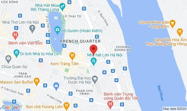 Số 24 Tông Đản, P. Tràng Tiền,  Q. Hoàn Kiếm