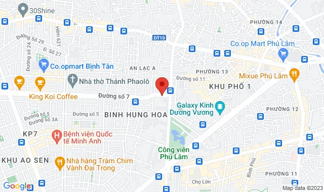 Số 25 - 27 Đường Số 7, P. An Lạc A, Q. Bình Tân