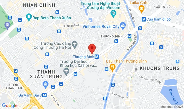Số 25 đường Chính Kinh, P. Xuân Trung, Q. Thanh Xuân