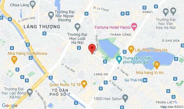 Số 27 đường Huỳnh Thúc Kháng, P. Láng Hạ, Q. Đống Đa