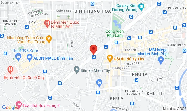 Số 289 Kinh Dương Vương, P. An Lạc, Q. Bình Tân