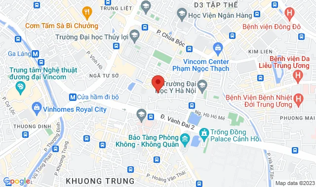 Số 29 ngách 99 ngõ 354 Trường Chinh, P. Khương Thượng, Q. Đống Đa