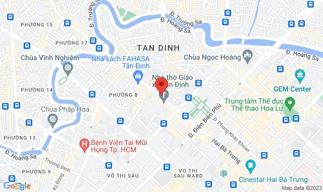 Số 290 Hai Bà Trưng, P.Tân Định, Q. 1