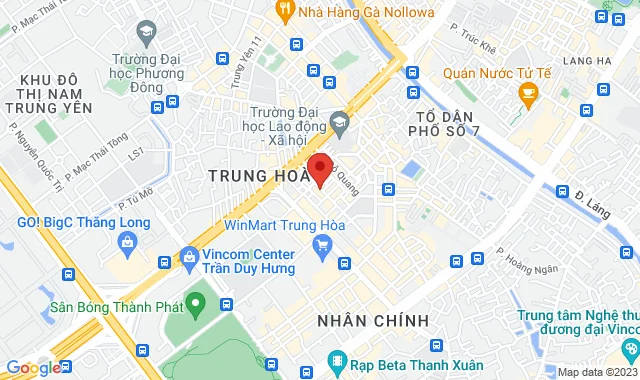 Số 2A, Ngõ 44 Đỗ Quang, P. Trung Hoà, Q. Cầu Giấy