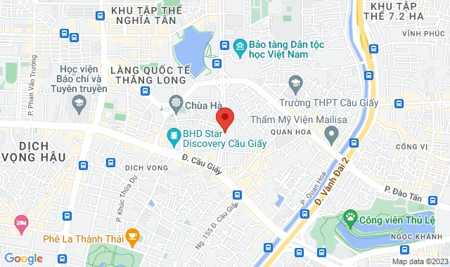 Số 33 Đường Nguyễn Văn Huyên, P. Quan Hoa, Q. Cầu Giấy, 