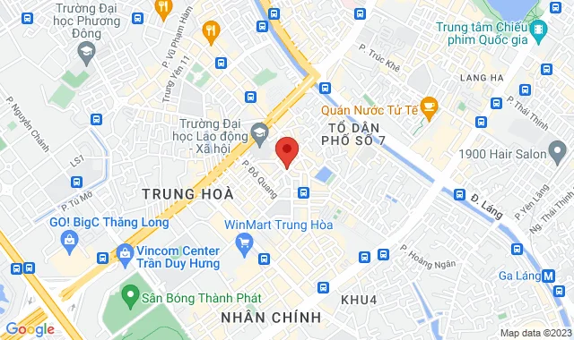 Số 34 Nguyễn Thị Định, P. Trung Hòa, Q. Cầu Giấy