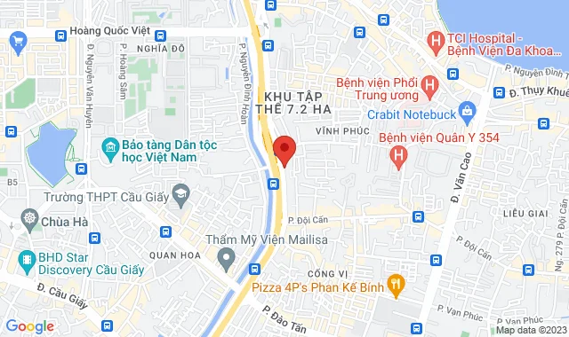 Số 346 Đường Bưởi, P. Vĩnh Phúc, Q. Ba Đình
