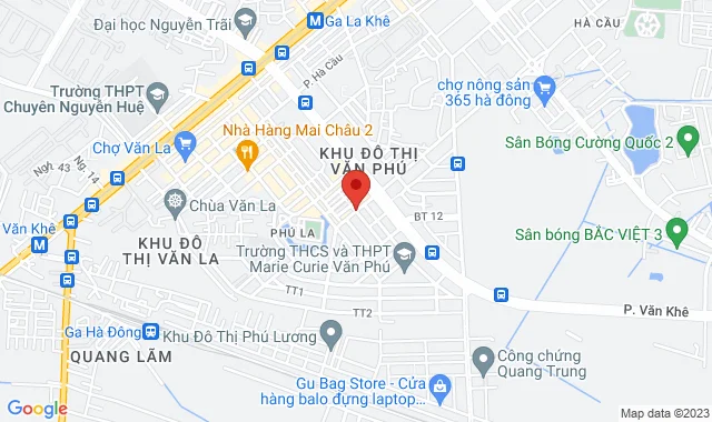 Số 357 Đường Lacasta, P. Phú La, Q. Hà Đông