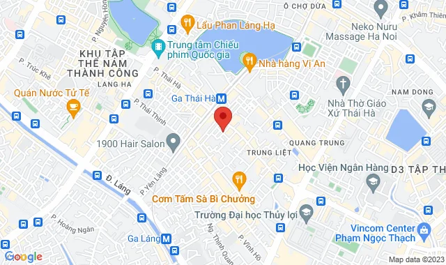 Số 36, Ngách 3, Ngõ 121 Phố Thái Hà, P. Trung Liệt, Q. Đống Đa