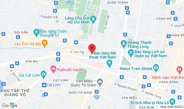 Số 37A Hùng Vương, P. Điện Biên, Q. Ba Đình