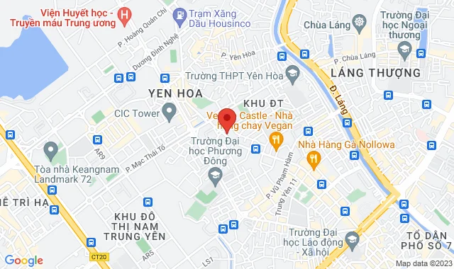 Số 38 đường Trần Kim Xuyến, P. Yên Hòa , Q. Cầu Giấy