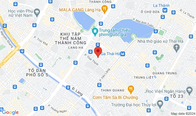 Số 39 ngõ 165 Thái Hà, Q. Đống Đa