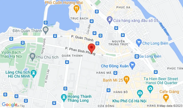 Số 39 P. Phan Đình Phùng, P. Quán Thánh, Q. Ba Đình