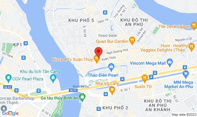 Số 39 Xuân Thủy, P. Thảo Điền, Q. 2, Hồ Chí Minh