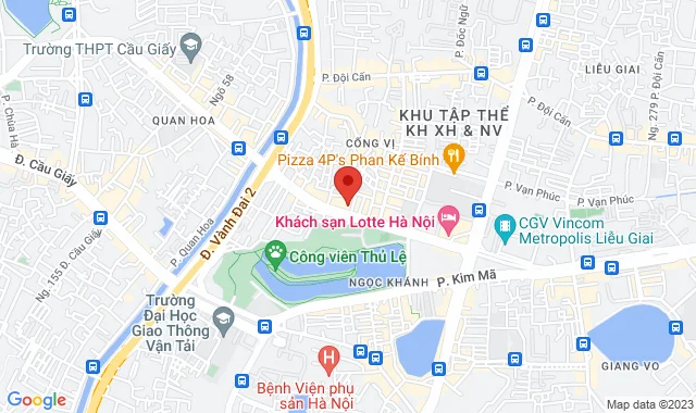 Số 40 - 42 Đào Tấn, Q. Ba Đình, Hà Nội.