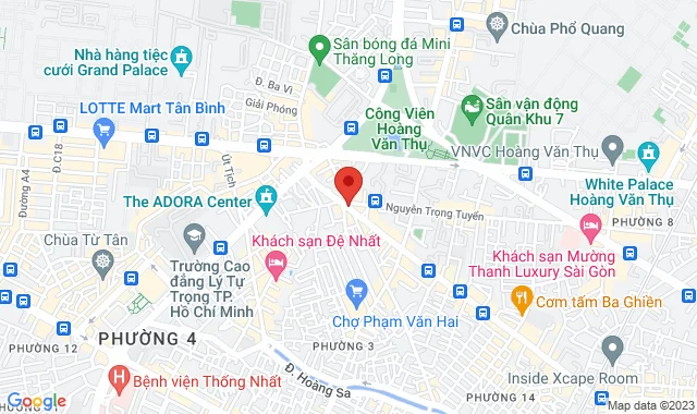 Số 400 Lê Văn Sỹ, P. 2, Q. Tân Bình