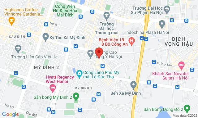 Số 41 Nguyễn Hoàng, P. Mỹ Đình 2,  Q. Nam Từ Liêm 
