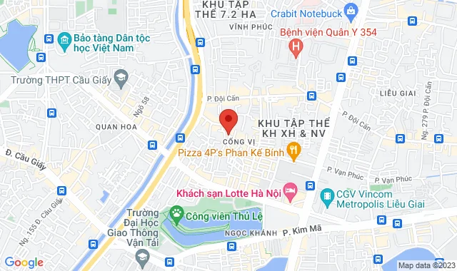 Số 41 Phan Kế Bính, P. Cống Vị, Q. Ba Đình