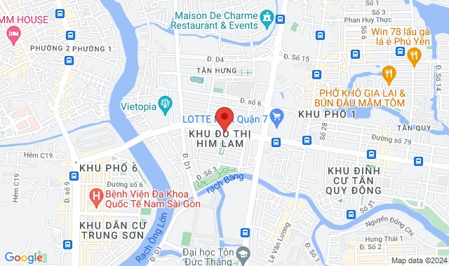 Số 43-45 Nguyễn Thị Thập, P. Tân Hưng, Khu dân cư Him Lam, Q. 7
