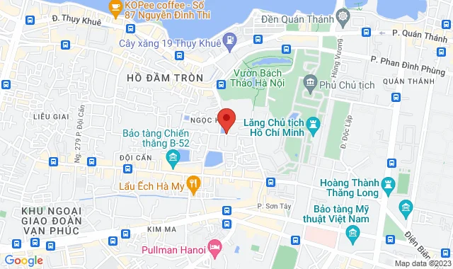 Số 43 ngõ 158 Ngọc Hà, Q.Ba Đình 