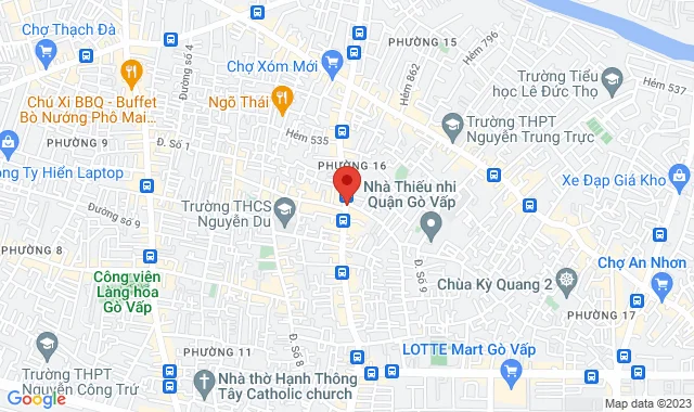 Số 452 Thống Nhất, P. 16, Q. Gò Vấp